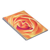 Carnet Impression rose orange doux (Côté Droit)
