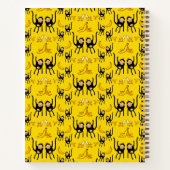 Carnet Impression singe mignon et banane (Dos)