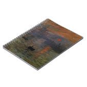 Carnet Impression Sunrise par Claude Monet, Art Vintage (Côté gauche)