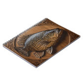 Carnet Impression textuelle 3D Australian Murray Cod, (Côté gauche)