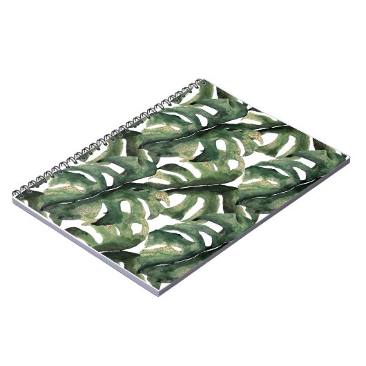 Carnet Impression tropicale en aquarelle (Côté gauche)