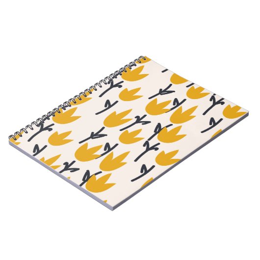 Carnet Impression Tulipe simple (Côté gauche)