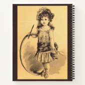 Carnet Impression victorienne pour petite fille (Dos)