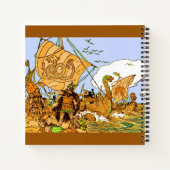 Carnet Impression vikings (Dos)