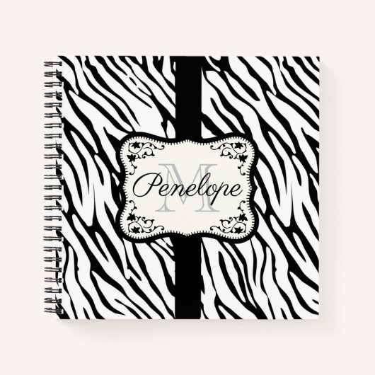 Carnet Impression Zebra (Devant)