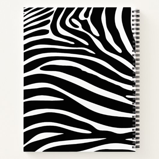 Carnet Impression Zebra (Dos)