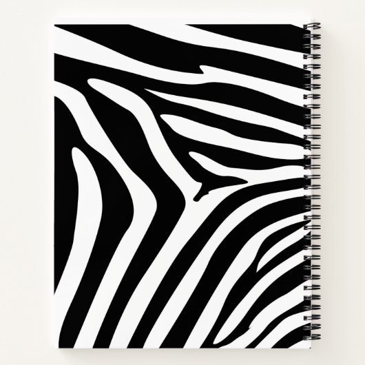 Carnet Impression Zebra (Dos)