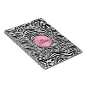 Carnet Impression Zèbre noir et blanc (Côté Droit)