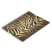 Carnet Impression Zèbre Peau d'Animal Imprimé Glamour Mod (Côté gauche)