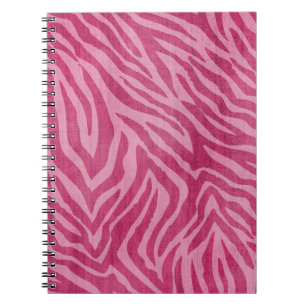Carnet Impression Zèbre rose