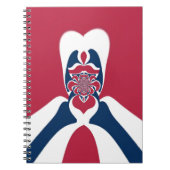 Carnet Impressionnant affiche d'art abstrait E.T. (Devant)