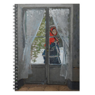 Carnet impressionniste de la fenêtre d'hiver Red H