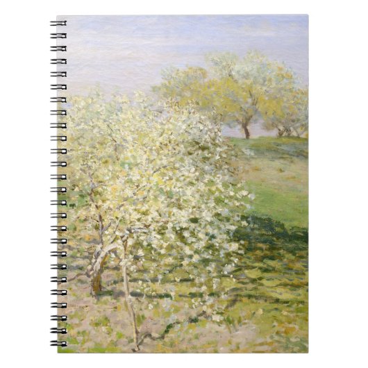 Carnet impressionniste du verger de fleurs de prin (Devant)