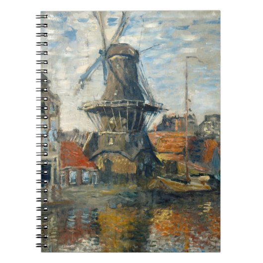 Carnet impressionniste hollandais Windmill Harbour (Devant)