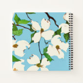 Carnet imprimé de fleurs de bois (Dos)