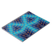 Carnet imprimé décoratif Brown bleu (Côté gauche)