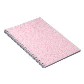 Carnet Imprimé léopard à l'aquarelle rose doux (Côté Droit)