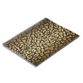 Carnet Imprimé peau d'animal guépard léopard moderne glam (Côté gauche)