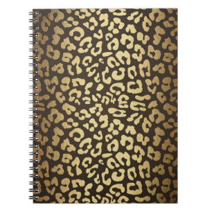 Carnet Imprimé peau d'animal guépard léopard moderne glam