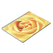 Carnet imprimé rose jaune (Côté gauche)