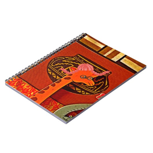 Carnet Imprimer Casquette Giraffe (Côté gauche)