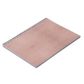 Carnet Imprimer l'alligator rose (Côté gauche)