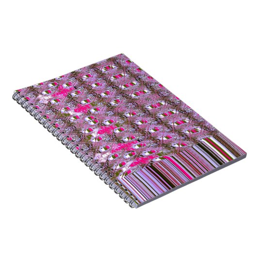 Carnet Imprimer l'art Motif Abstrait dense et complexe (Côté Droit)