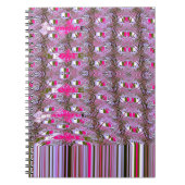 Carnet Imprimer l'art Motif Abstrait dense et complexe (Devant)