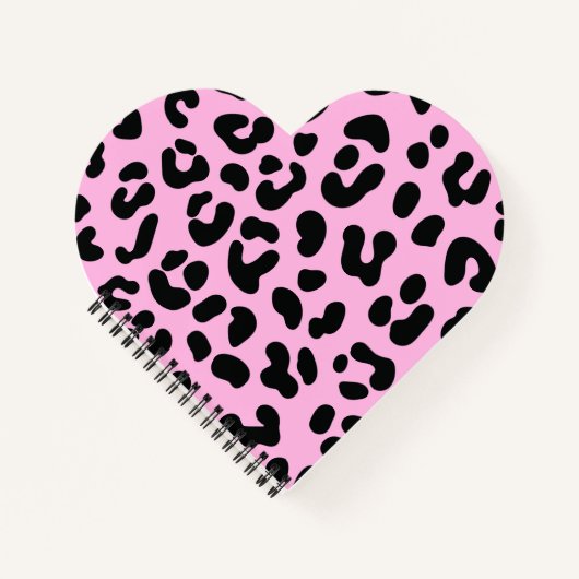 Carnet Imprimer Pastel Pink Cheetah (Devant)