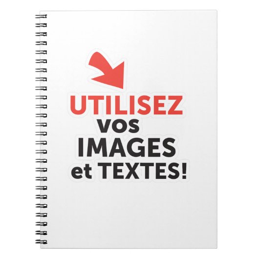 Carnet Imprimer vos designs en ligne do-it-yourself en Fr (Devant)