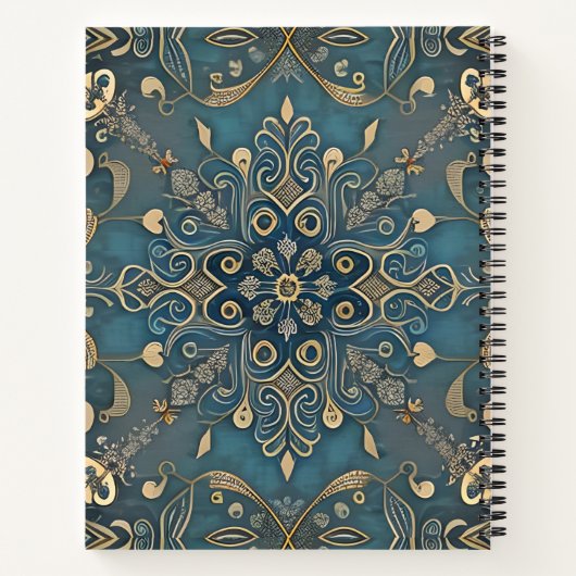 Carnet in blue (Dos)