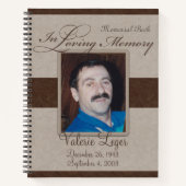 Carnet In Love Memory Memorial / Guestbook (Devant)