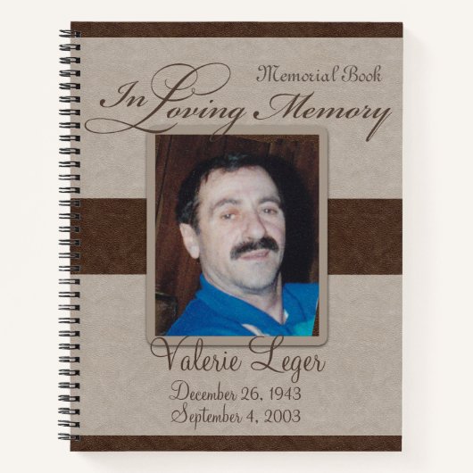 Carnet In Love Memory Memorial / Guestbook (Devant)