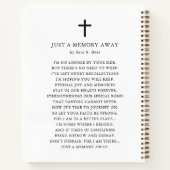 Carnet In loving Memory Floral Funeral Memorial (Dos)