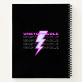 Carnet Inarrêtable, Motivationnelle, Inspirationnelle (Dos)