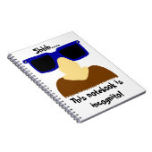 Carnet Incognito Mustache & Lunettes (Côté Droit)