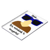 Carnet Incognito Mustache & Lunettes (Côté gauche)