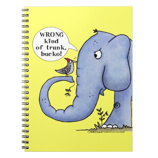 Carnet Incompréhension des éléphants et des pics (Devant)