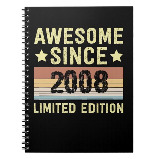 Carnet Incroyable depuis l'anniversaire 2008 (Devant)
