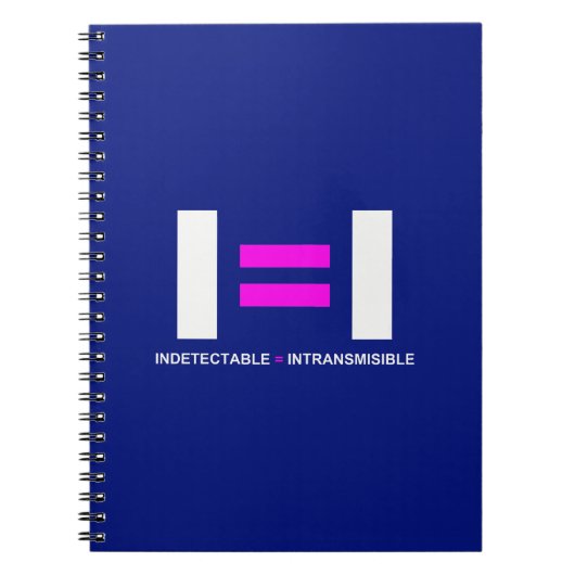 Carnet Indétectable es igual a Intransmisible VIH (Devant)