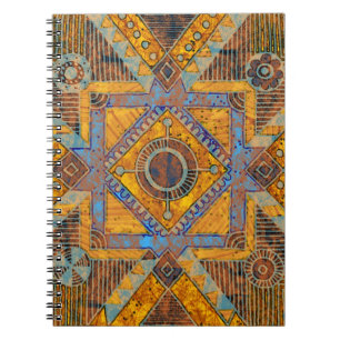 Carnet Indian Floral Paisley : Médaillon ethnique.