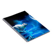 Carnet Indian wolf and the full moon (Côté Droit)