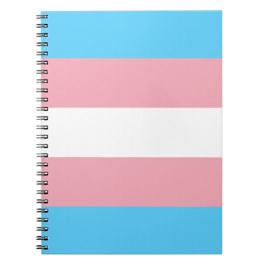 Carnet Indicateur de fierté transgenre (Devant)