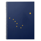 Carnet Indicateur de l'état de l'Alaska (Devant)