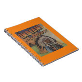 Carnet Indiens du Nord-Ouest - Indian Chief & Teepee (Côté Droit)