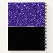 Carnet Indigo Blue Black Parties scintillant Écrivains pe (Dos)