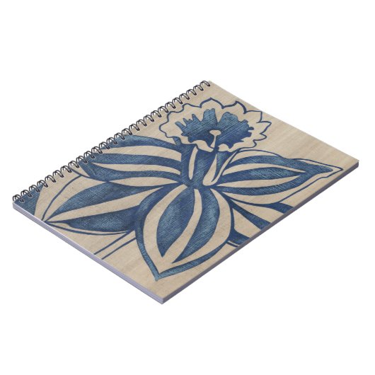 Carnet Indigo Daffodil (Côté gauche)