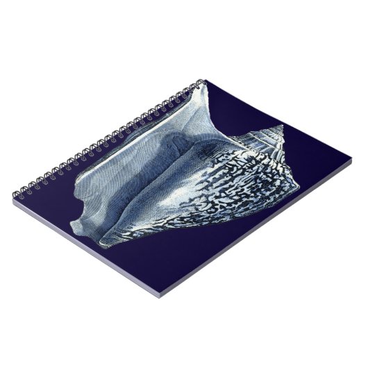 Carnet Indigo Shells I (Côté gauche)
