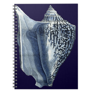 Carnet Indigo Shells I
