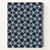 Carnet Indigo Snowflower Lattice (Dos)